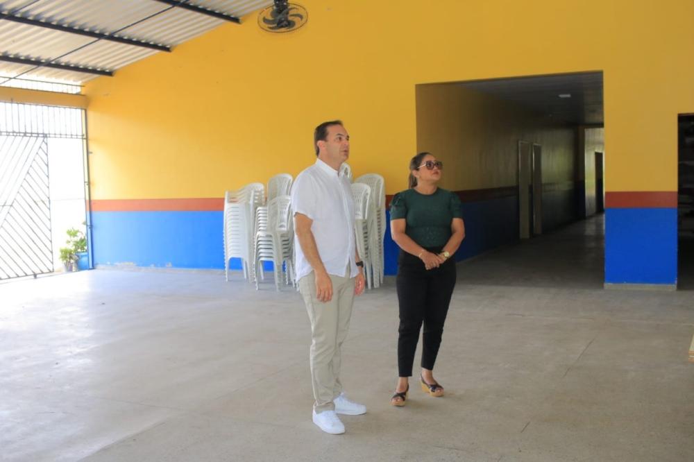 Prefeito Mateus Assayag anuncia ampliação da Escola Santa Luzia com mais duas salas de aula