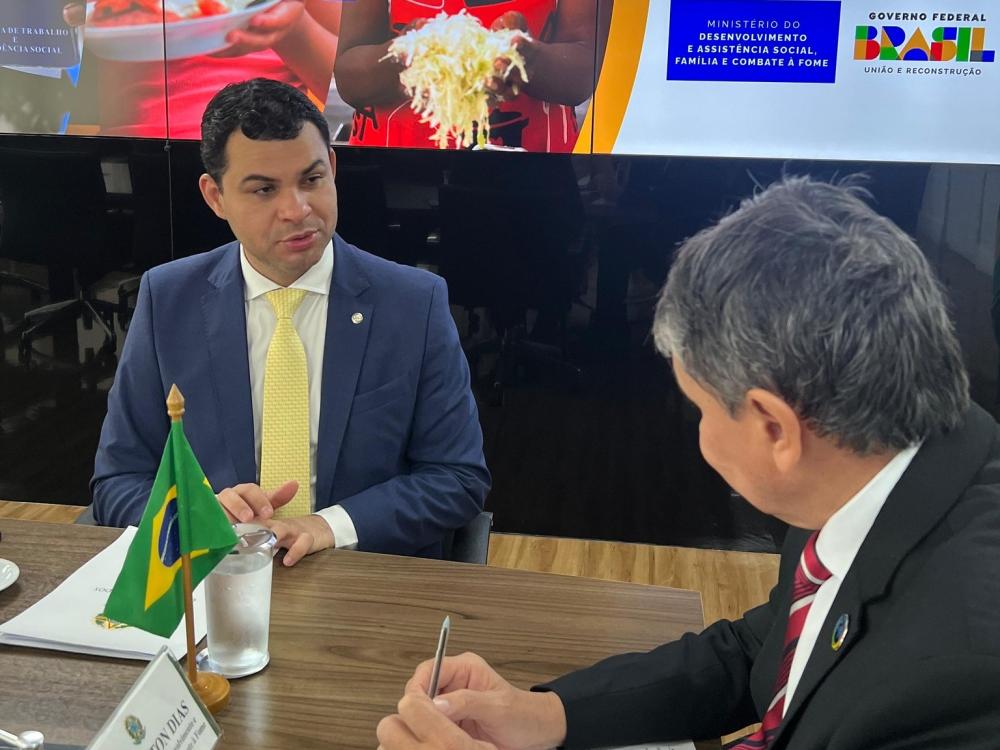 Saullo Vianna busca investimentos em Brasília para fortalecer assistência social em Manaus