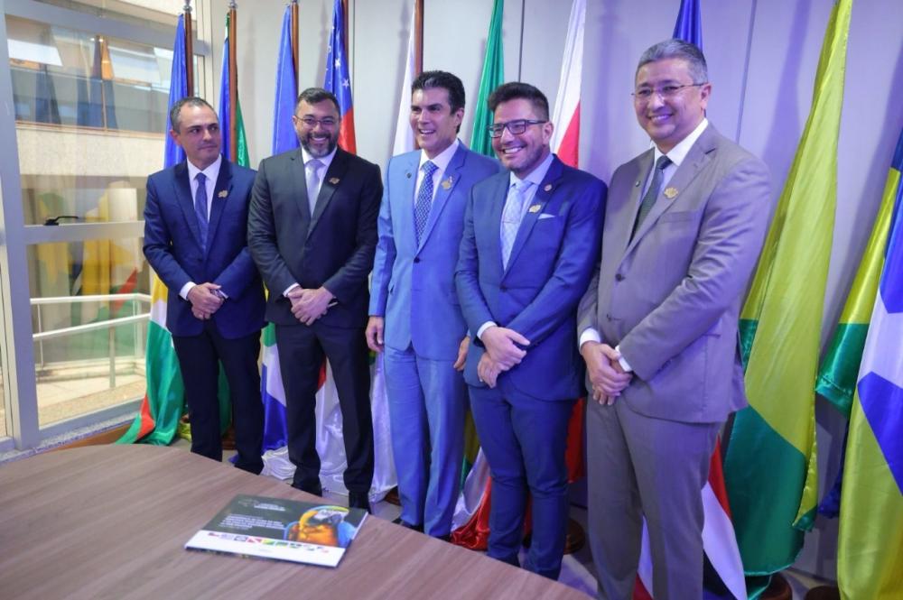 Em evento do Consórcio da Amazônia Legal, Wilson Lima apresenta agenda prioritária do Amazonas para a COP30