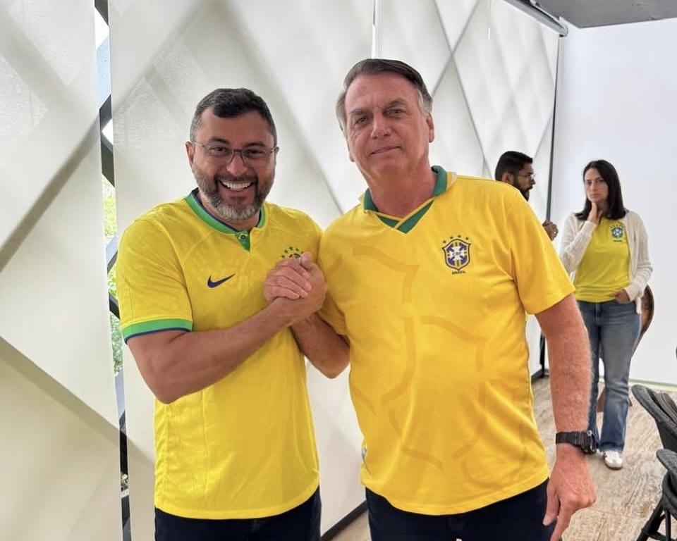 Wilson Lima vai a ato com Bolsonaro por anistia a envolvidos nos atos antidemocráticos de 8 de janeiro