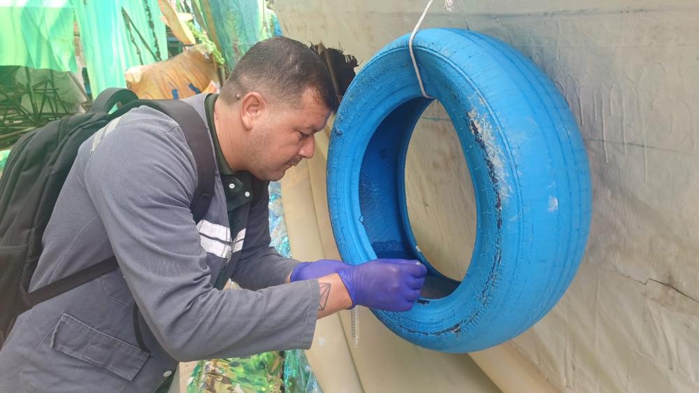 Agentes de Endemias realizam vistorias em Pontos Estratégicos de Parintins