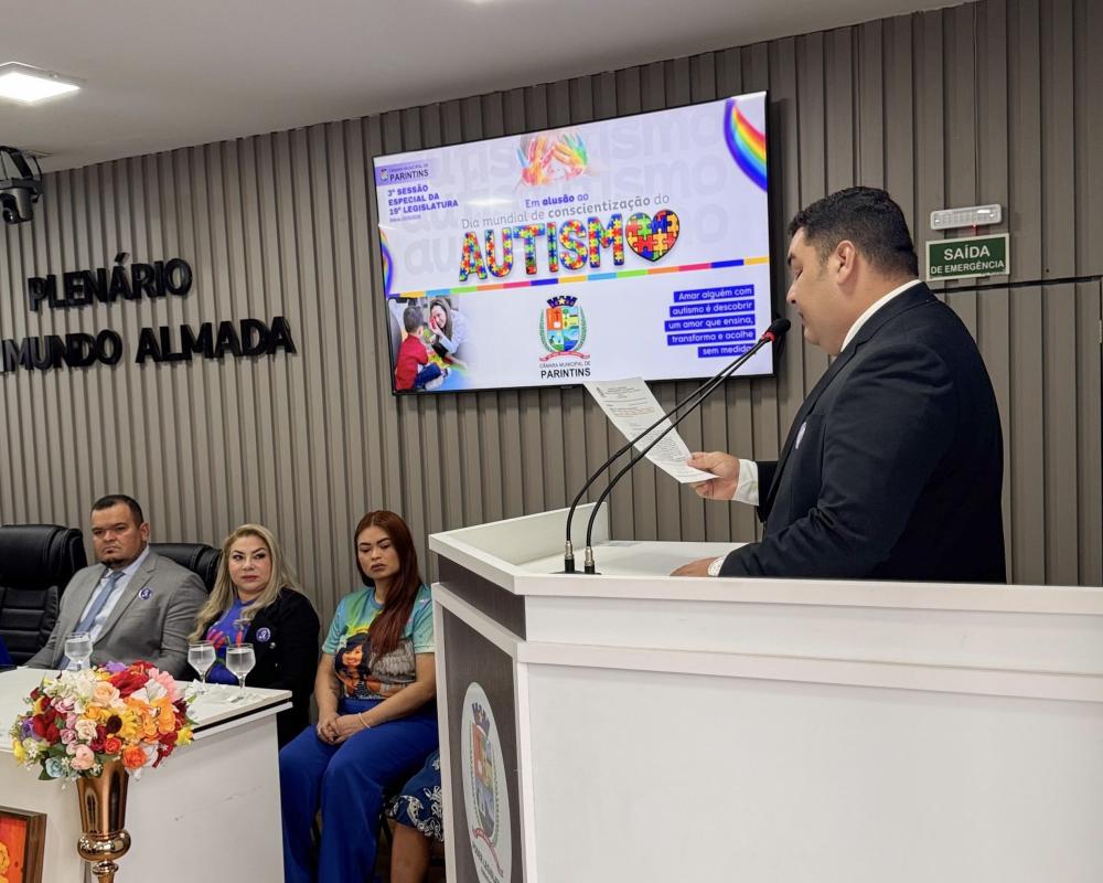 Vereador Alex Garcia propõe PL para merenda escolar adaptada a alunos com TEA em Parintins