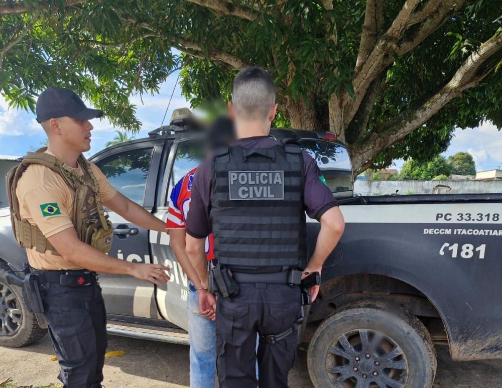 Mototaxista é preso em flagrante por estupro de vulnerável contra adolescente em Itacoatiara