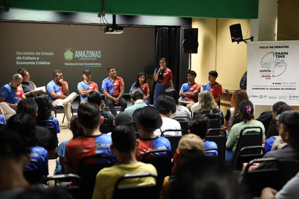 Galeria Cidade Aberta inicia debates e anuncia 15 novos murais para o Festival de Parintins 2025