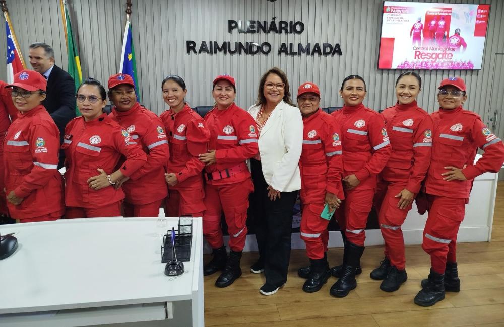 Vereadora Márcia Baranda participa da Sessão Especial pelos 5 anos da Central Municipal de Resgate