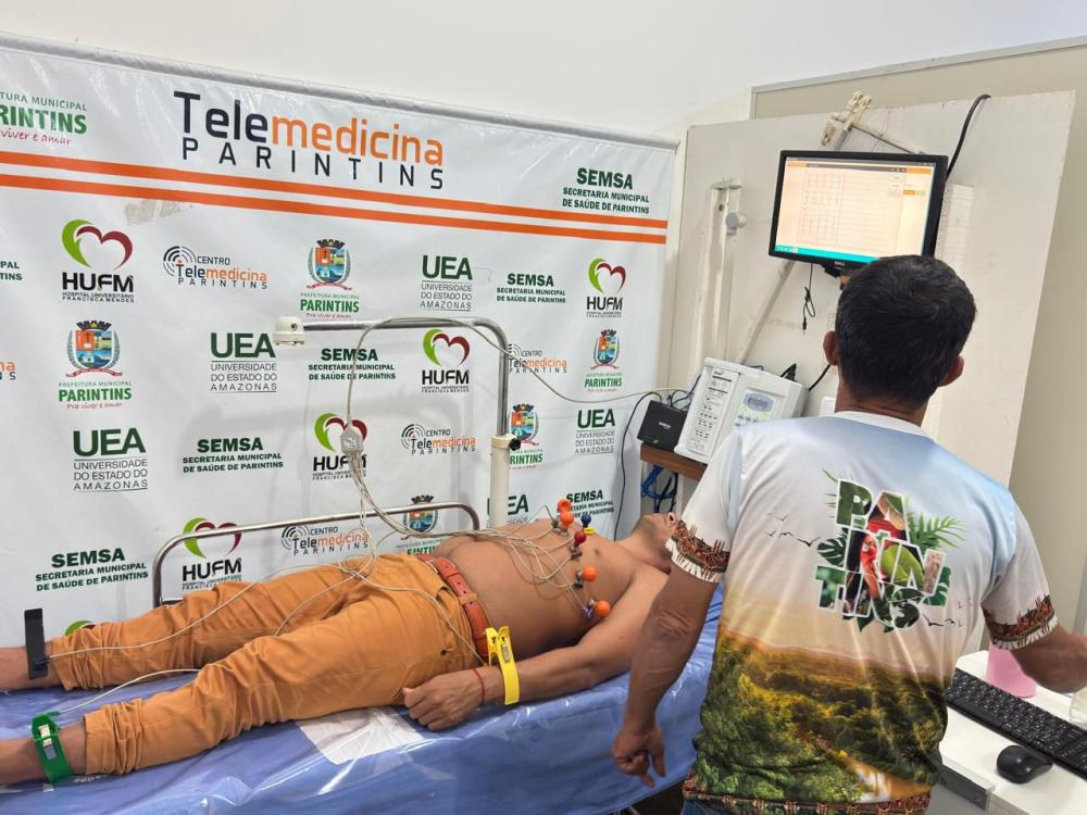 Parintins lidera em diagnósticos por eletrocardiograma com laudo via telessaúde do Amazonas