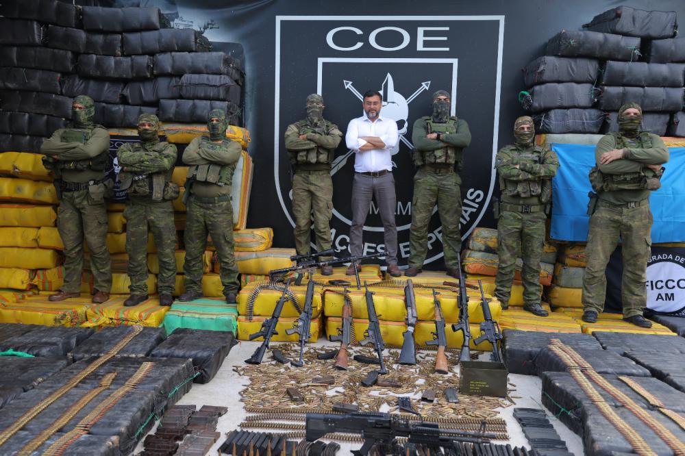 PM faz maior apreensão de drogas da história do Amazonas com 6,5 toneladas confiscadas