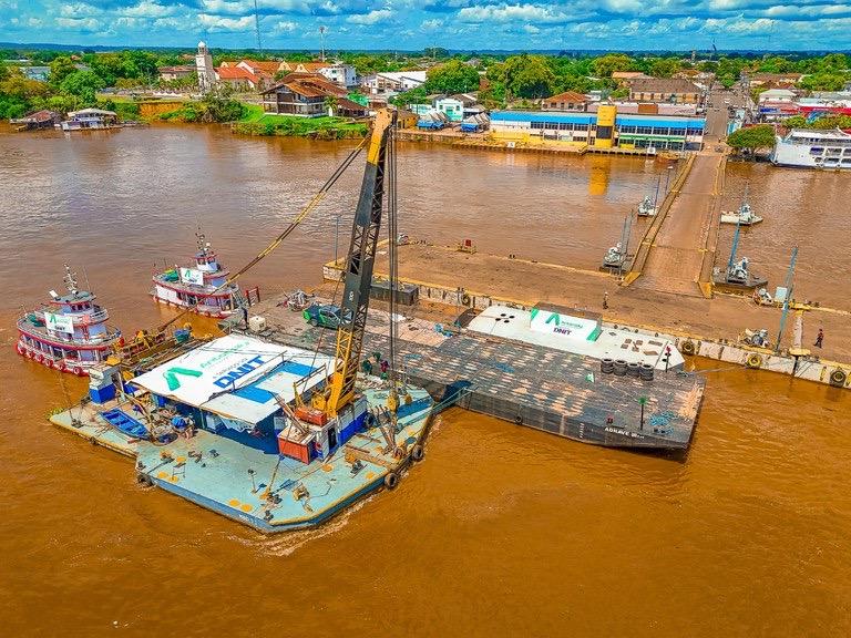 Porto de Parintins ganha novos módulos flutuantes e reforça segurança no Festival Folclórico