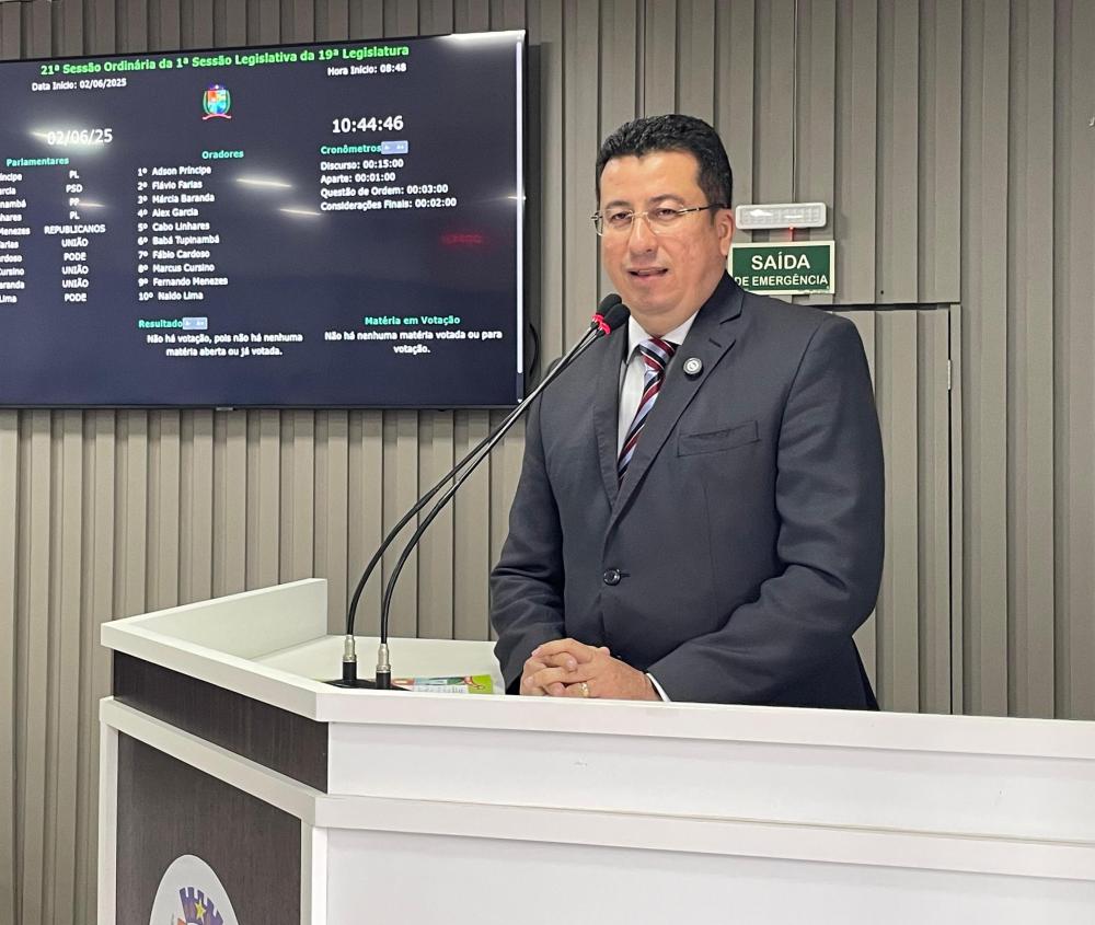 Vereador Fábio Cardoso solicita construção de posto policial na comunidade do Macurany