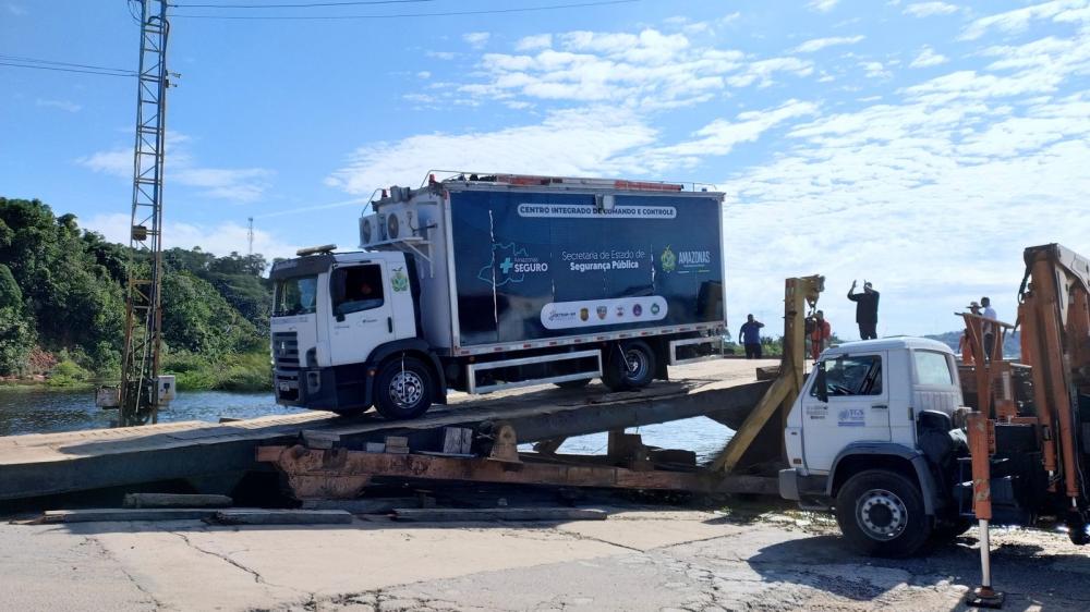 SSP-AM envia viaturas e equipamentos que vão fortalecer monitoramento durante o Festival de Parintins