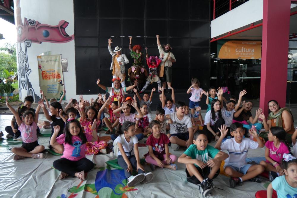 Festival de Férias tem início com atividades lúdicas e culturais para crianças em Manaus