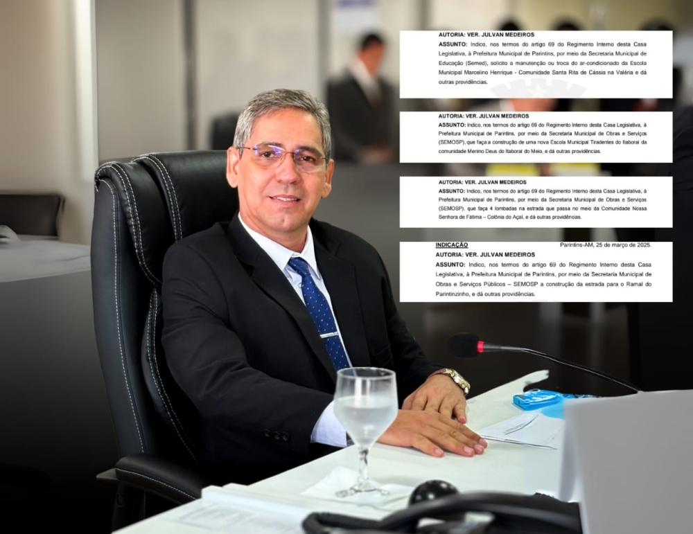 Vereador Julvan Medeiros destaca ações voltadas às comunidades rurais de Parintins