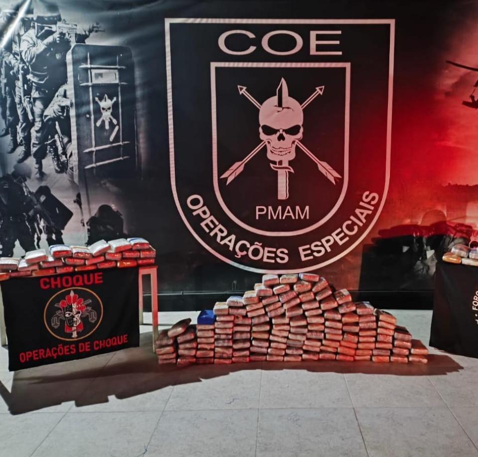 Homem é preso com 165 kg de maconha destinados ao tráfico em Manaus