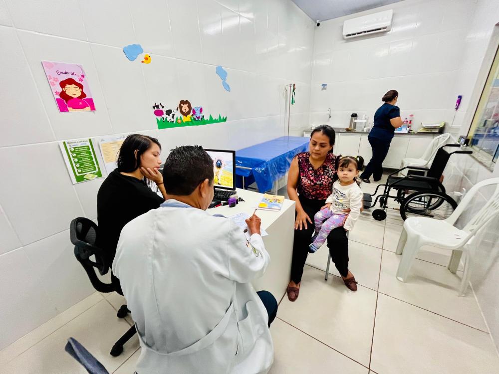 Parceria entre Educação e Saúde garante atendimento pediátrico na Creche Paula do Carmo