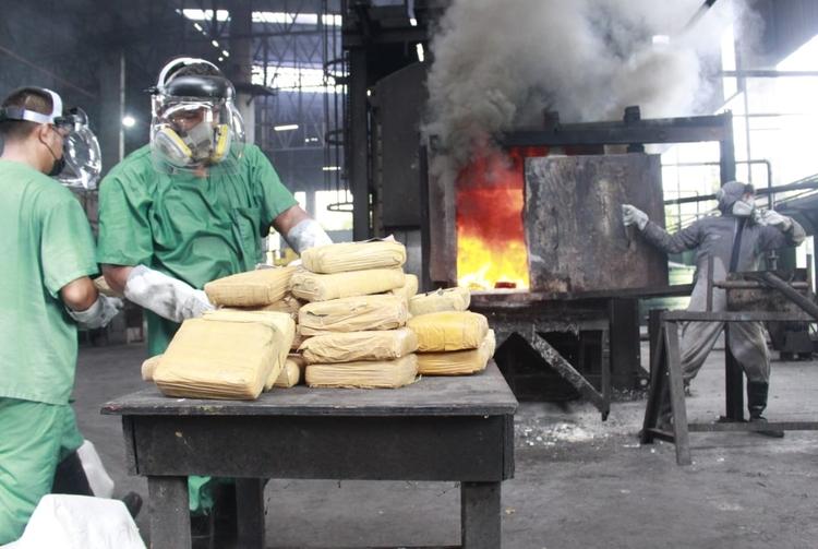 Amazonas destrói 50 toneladas de drogas e causa prejuízo milionário ao tráfico