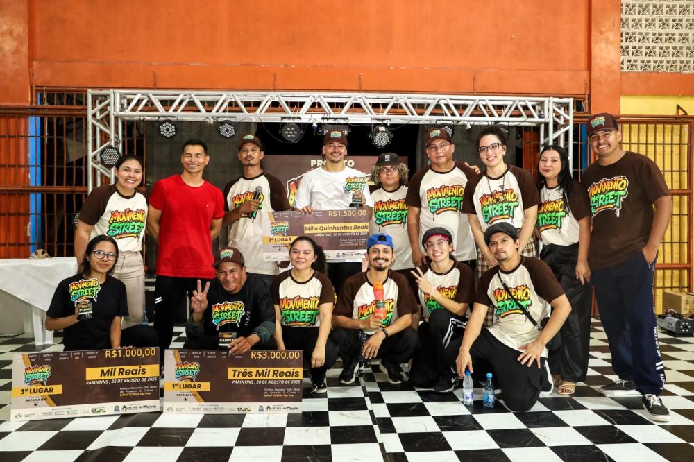 Batalha All Style encerra Projeto Movimento Street em grande celebração ao hip hop em Parintins