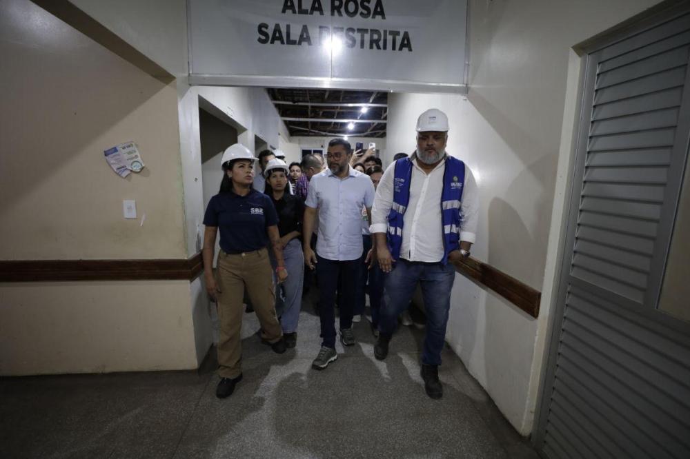 Wilson Lima assina ordem de serviço para ampliação do hospital de Rio Preto da Eva