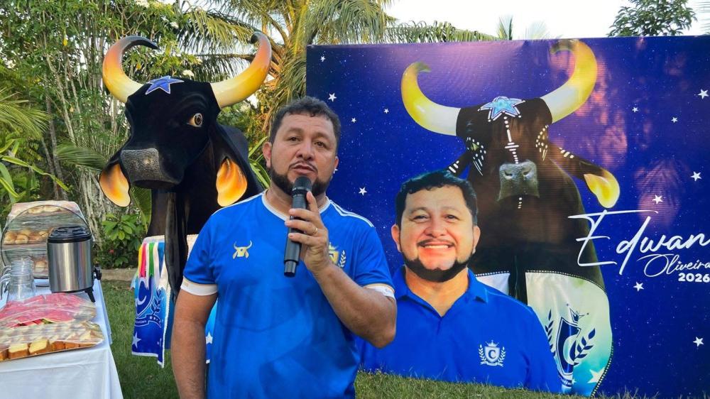 Edwan Oliveira oficializa candidatura à presidência do Boi Caprichoso em 2026
