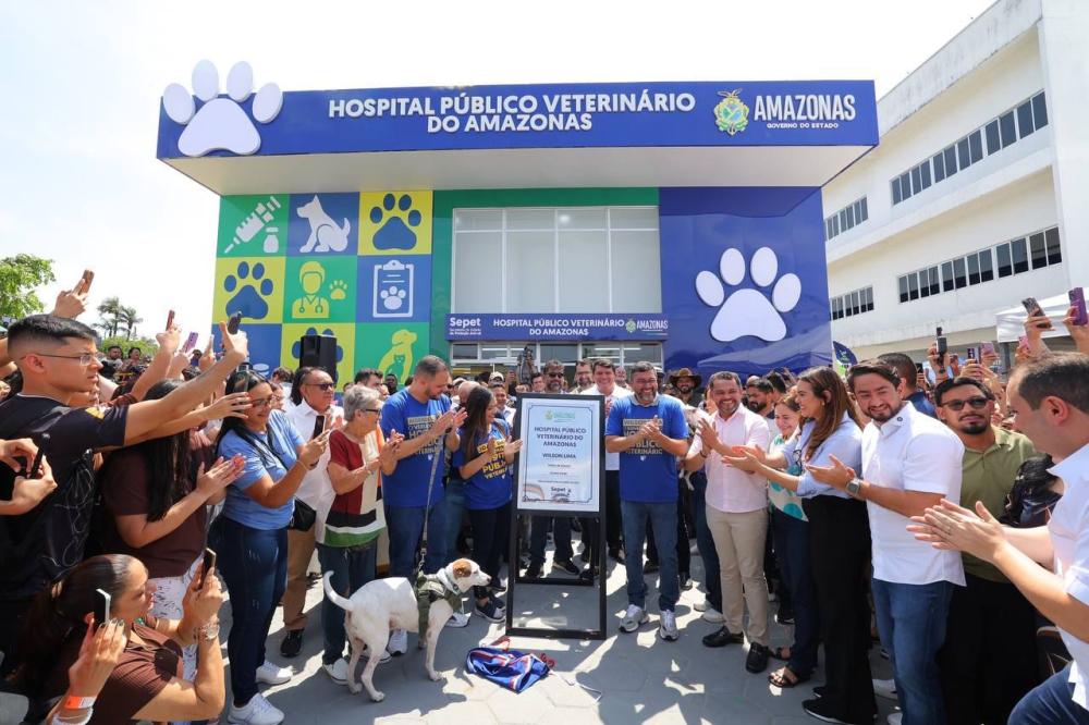 Governador Wilson Lima inaugura maior Hospital Público Veterinário da América Latina