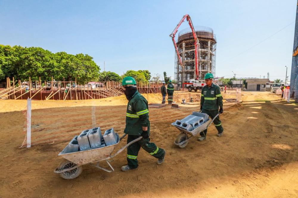 Obras do novo sistema de abastecimento de água avançam em mais uma etapa do Prosai Parintins
