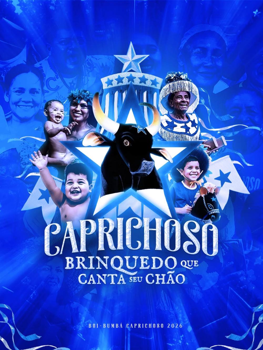 Caprichoso anuncia tema 'Brinquedo que canta seu chão' para o Festival de Parintins 2026