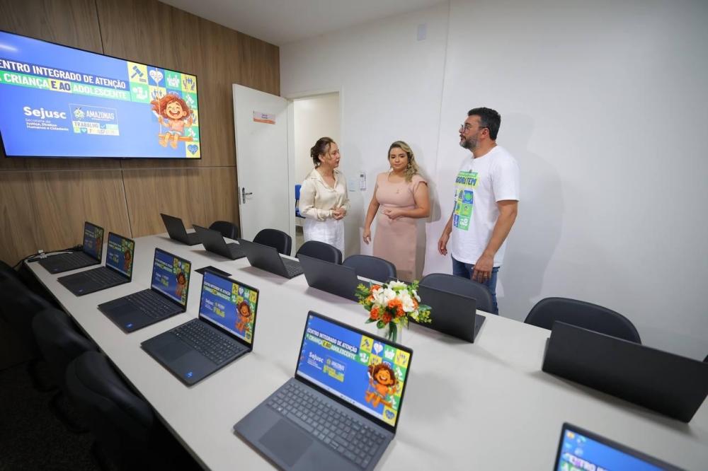 Wilson Lima entrega Centro Integrado de Atenção à Criança e ao Adolescente do Amazonas