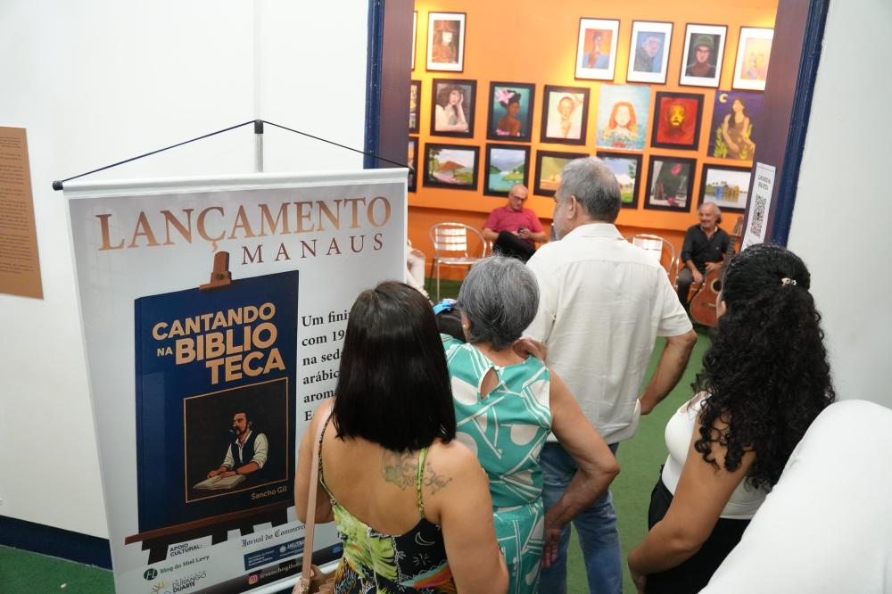 Mistério e literatura marcam lançamento do livro 'Cantando na Biblioteca' na Casa das Artes