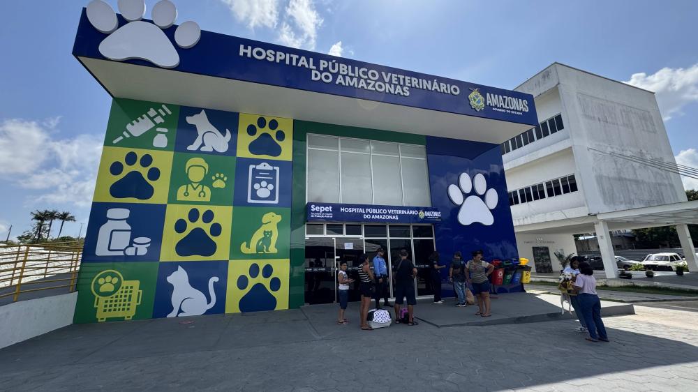Hospital Público Veterinário do Amazonas ultrapassa 23 mil atendimentos em apenas um mês