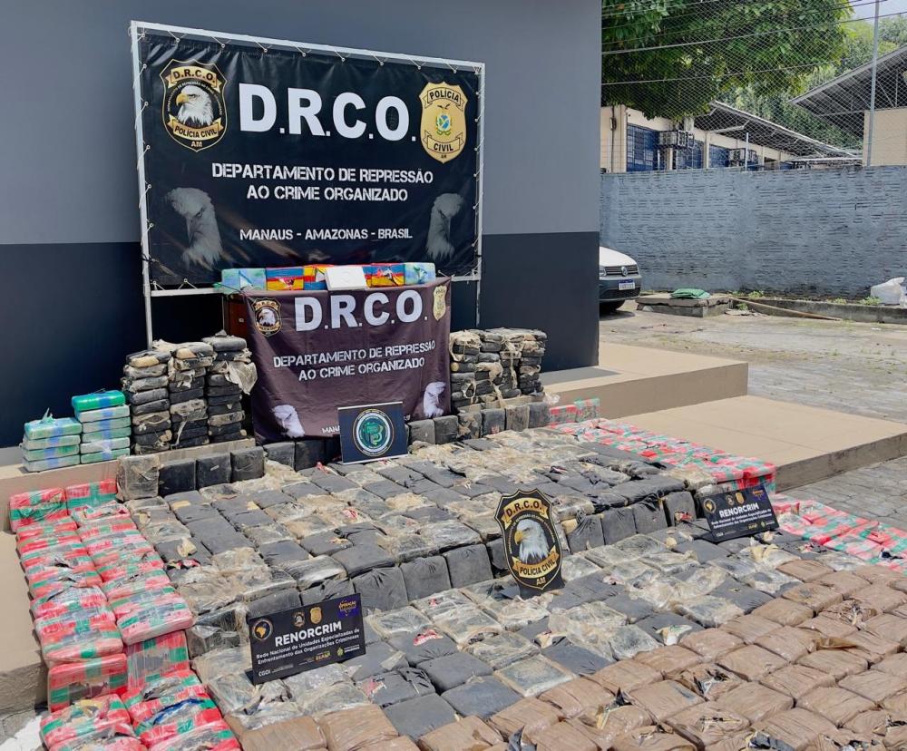 Casal é preso em Manaus com mais de 600 quilos de drogas avaliadas em R$ 13,5 milhões