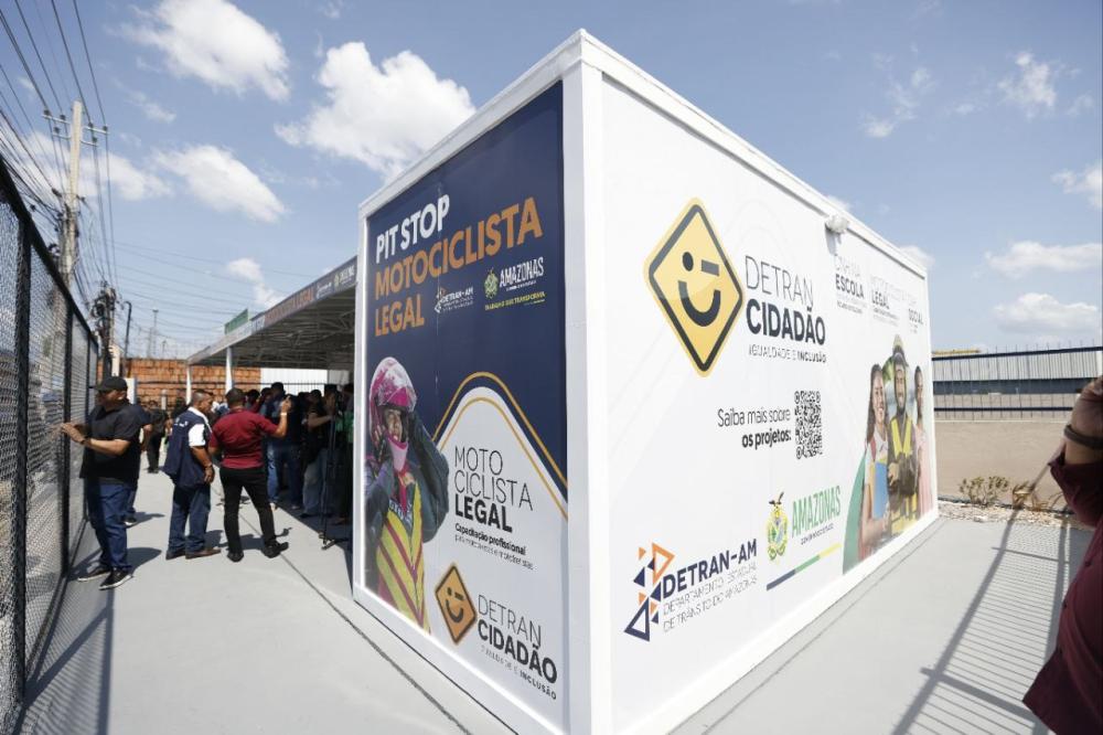 Manaus inaugura 1º Pit Stop do Motociclista Legal e reforça apoio aos profissionais