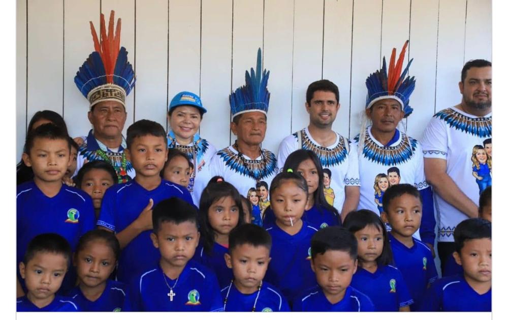 Marina Pandolfo inicia agenda de 2026 com visitas a aldeias indígenas de Nhamundá