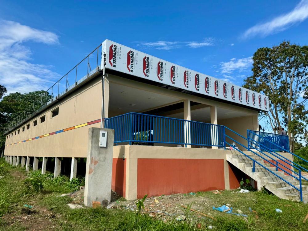 Nova escola no interior de Parintins entra na reta final e melhora ensino no Paraná do Espírito Santo