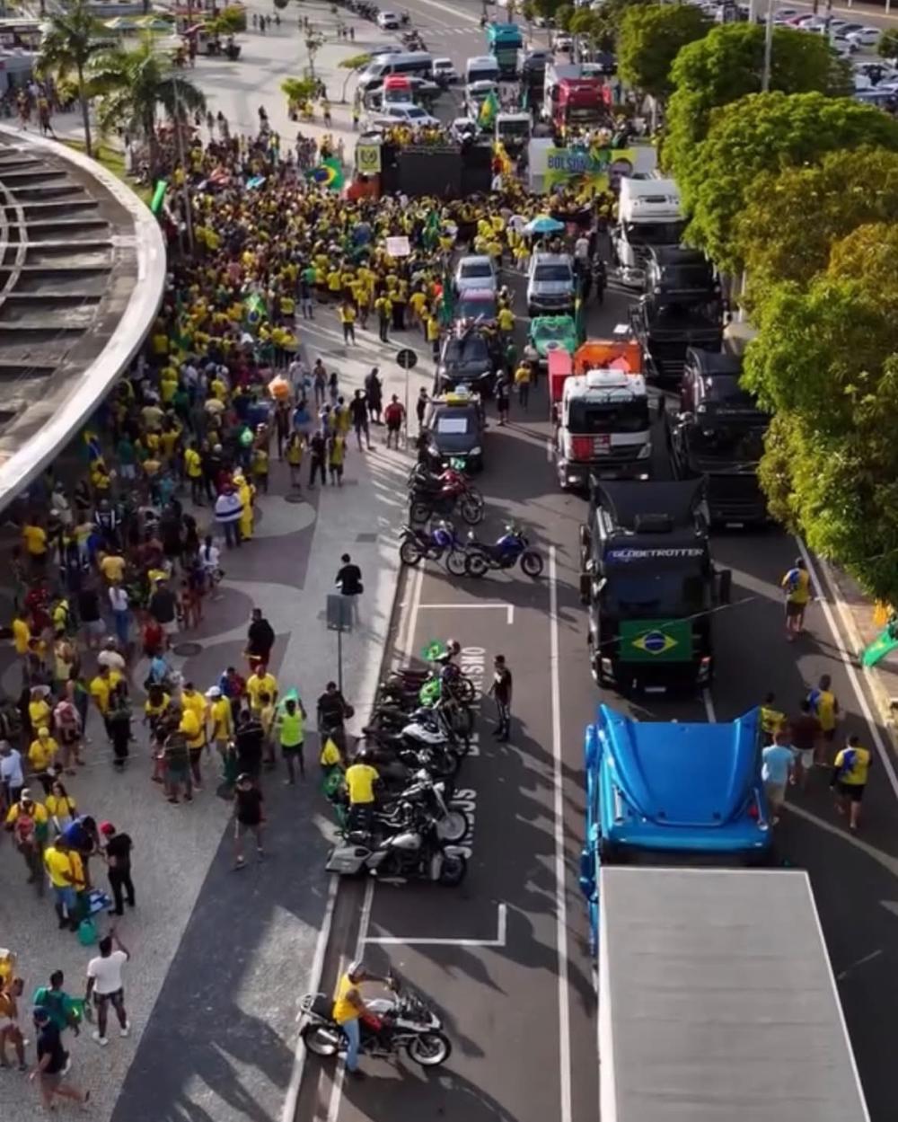 Manifestação bolsonarista ‘flopa’ em Manaus e expõe perda de força da direita no Amazonas