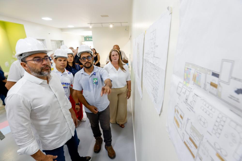 Wilson Lima vistoria novo Caic TEA que ampliará atendimento a crianças com autismo em Manaus