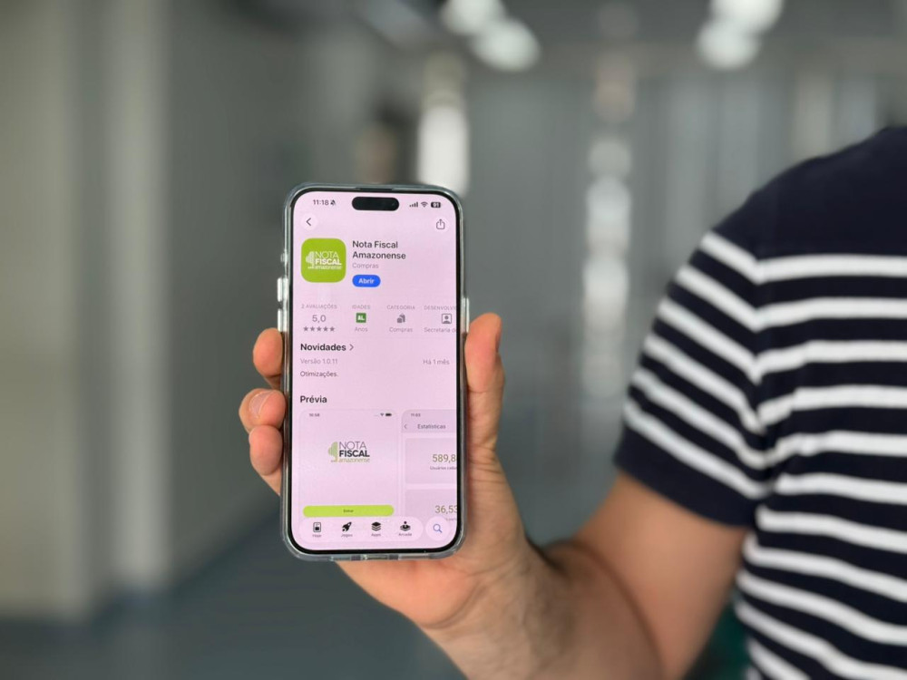 Nota Fiscal Amazonense atinge 600 mil participantes após lançamento de aplicativo