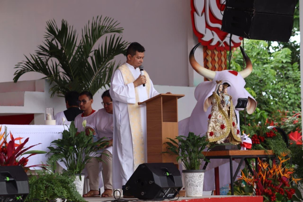 Com missa no curral, Garantido inicia oficialmente produção do espetáculo para o Festival de Parintins 2026