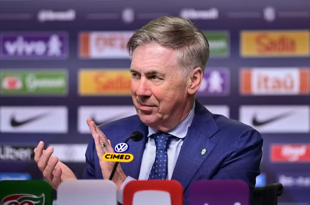 Ancelotti convoca Seleção para amistosos e deixa Neymar fora da lista