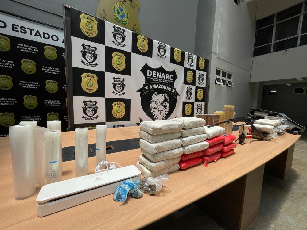 Polícia Civil desarticula grupo do tráfico entre Manaus e Parintins e apreende 50 kg de skunk