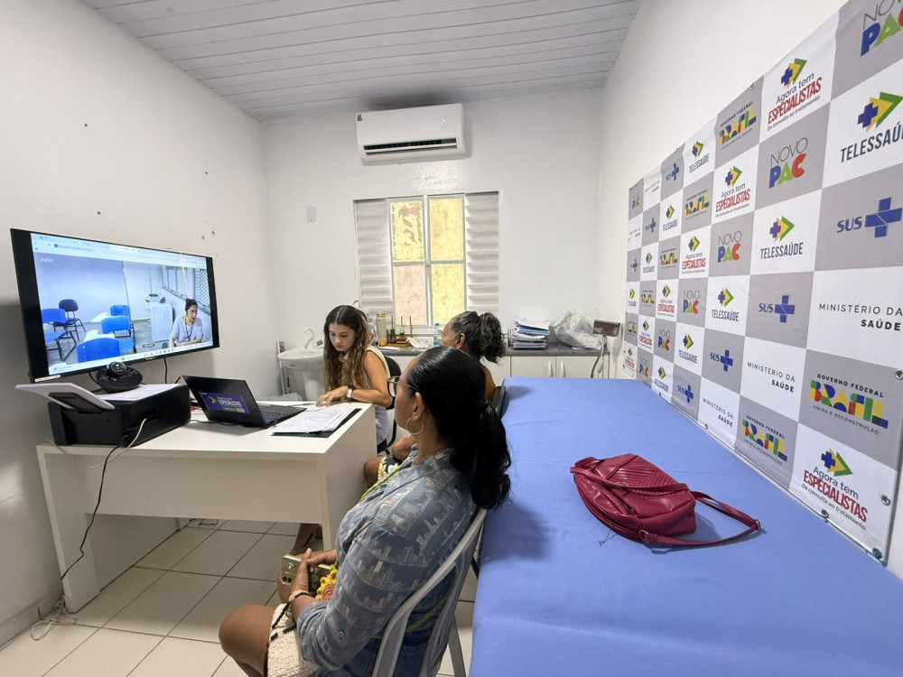 UBS do Macurani realiza primeira consulta por Telessaúde em Parintins