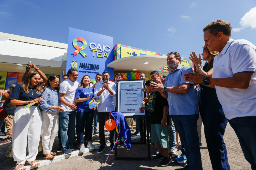 Wilson Lima inaugura terceiro Caic TEA e amplia atendimento a crianças com autismo em Manaus