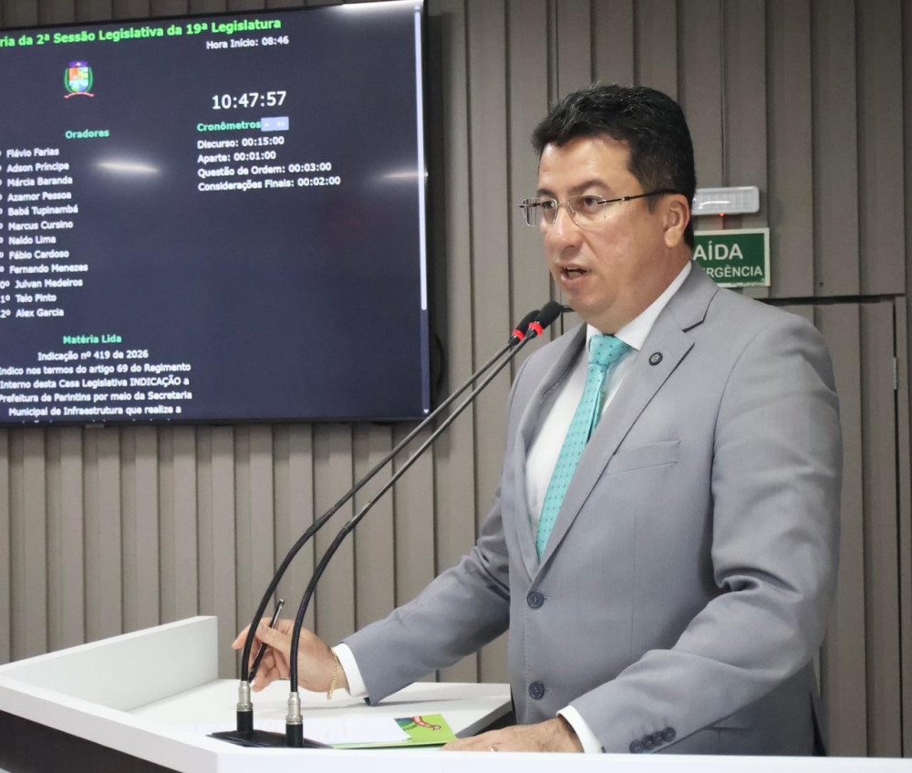 Fábio Cardoso propõe ensino de educação financeira e empreendedorismo nas escolas de Parintins