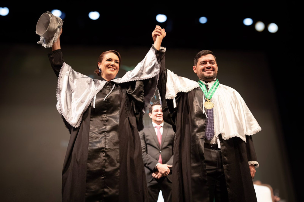 UEA empossa André Zogahib e Katia Couceiro para novo mandato até 2030