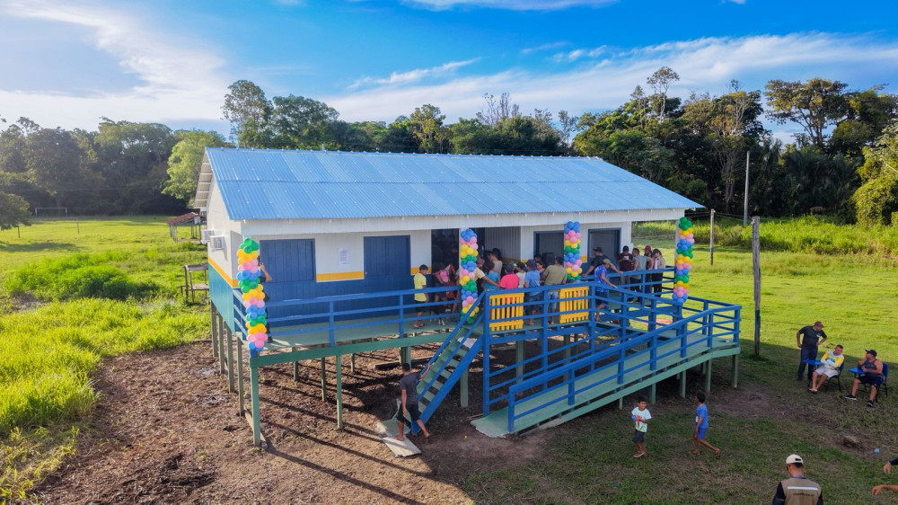 Nova escola na zona rural de Nhamundá amplia acesso à educação